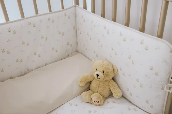 Покрывало + бортики 120х60 см Micuna Rabbits TX-1650