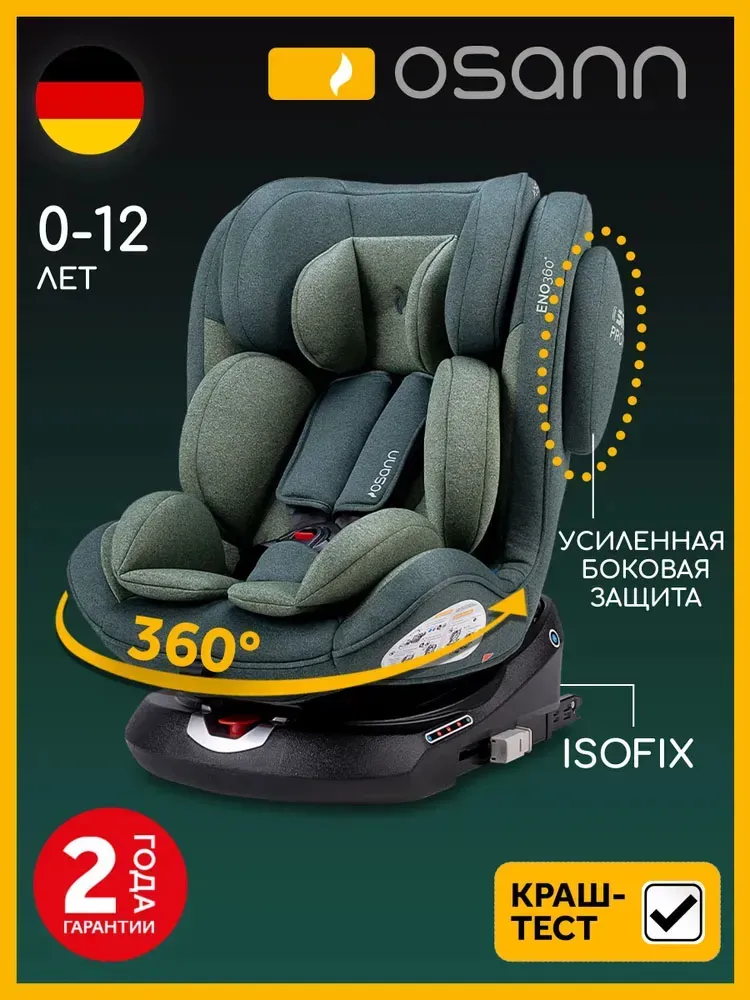 Автокресло 0+/1/2/3 Osann ENO 360°