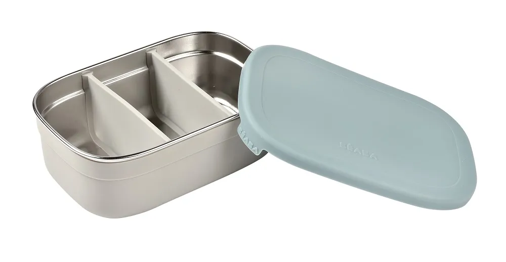 Контейнер Beaba для ланча BOITE REPAS INOX GRIS V/VERT S