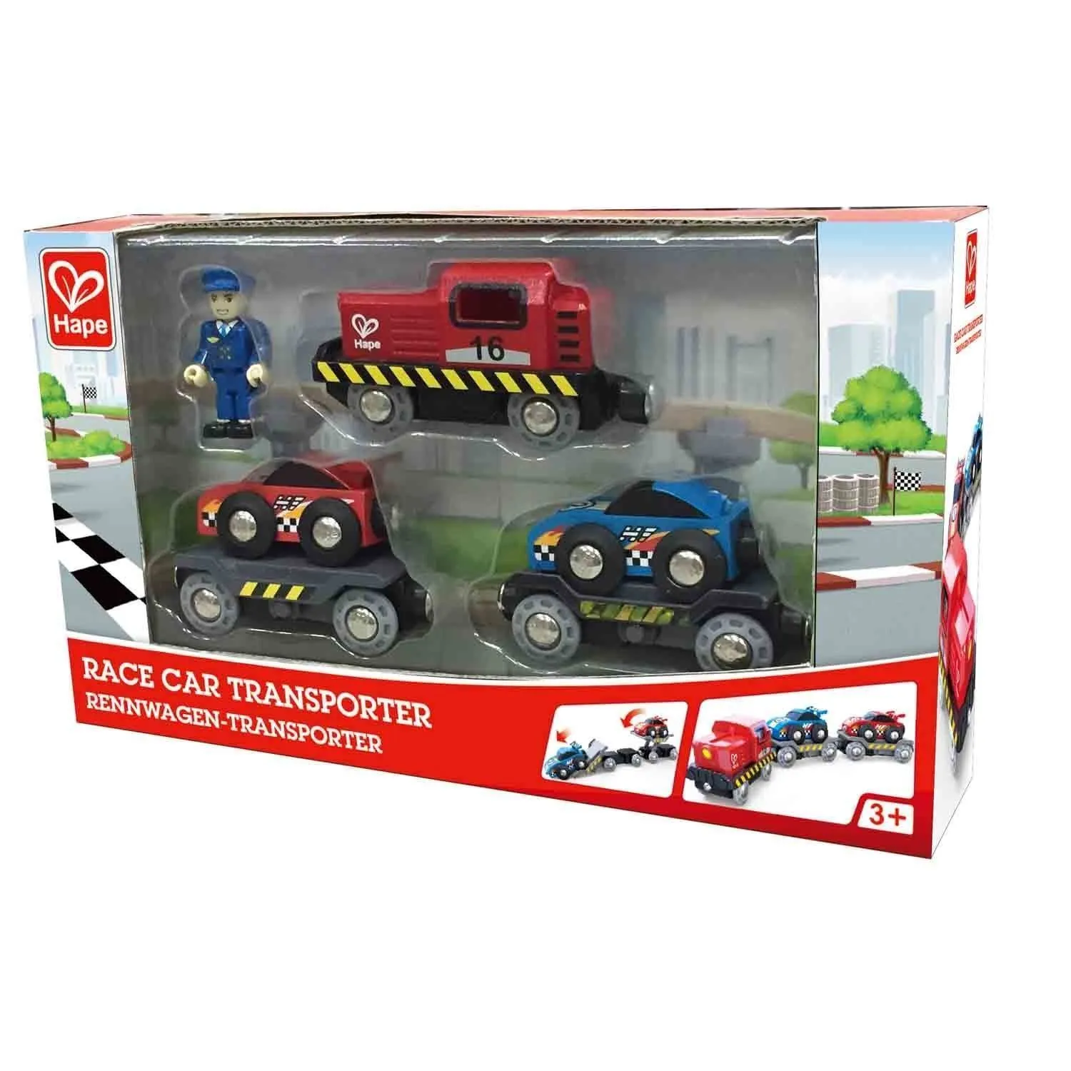 Транспортер гоночной машины Hape E3735_HP