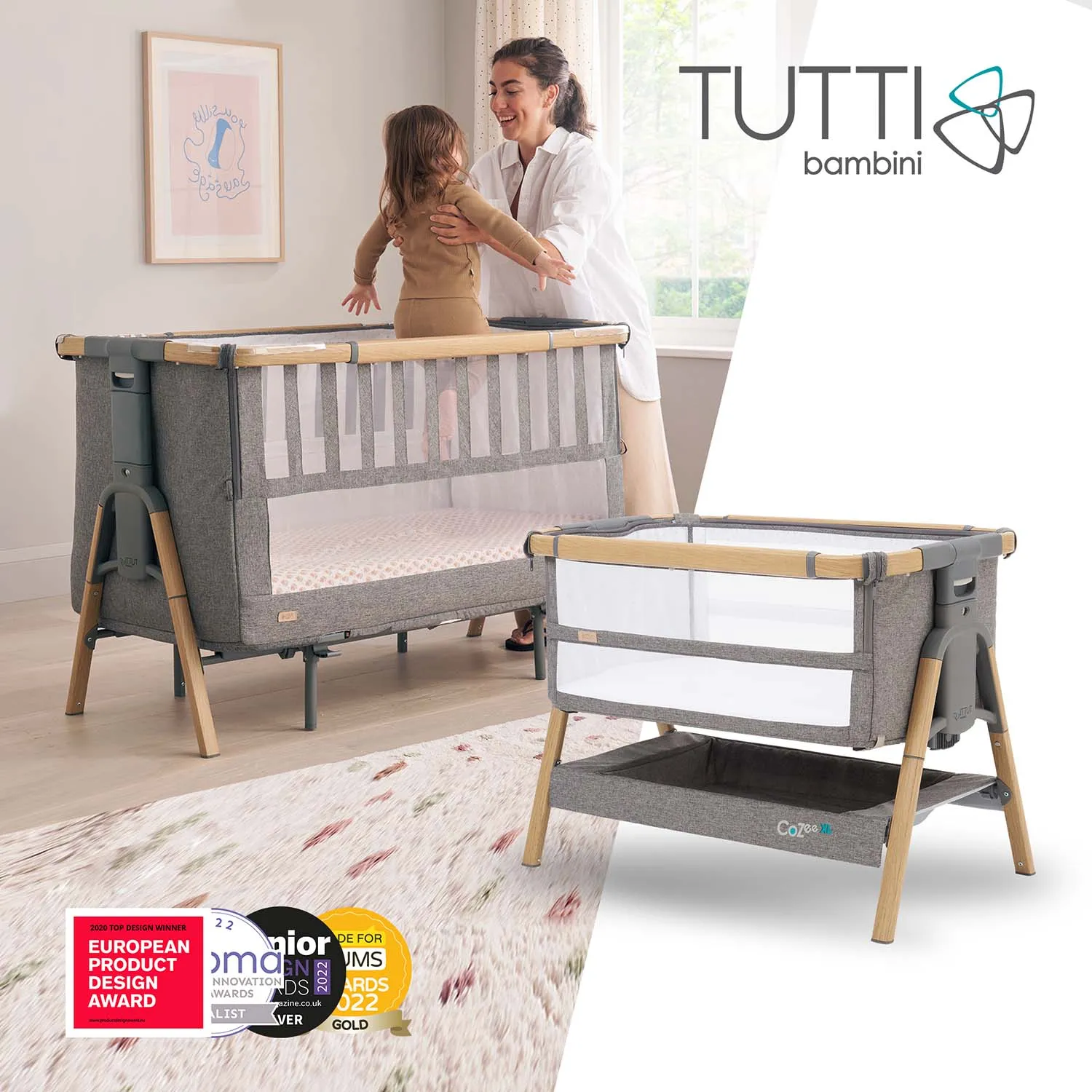Кровать-трансформер приставная Tutti Bambini CoZee XL 120*60 см