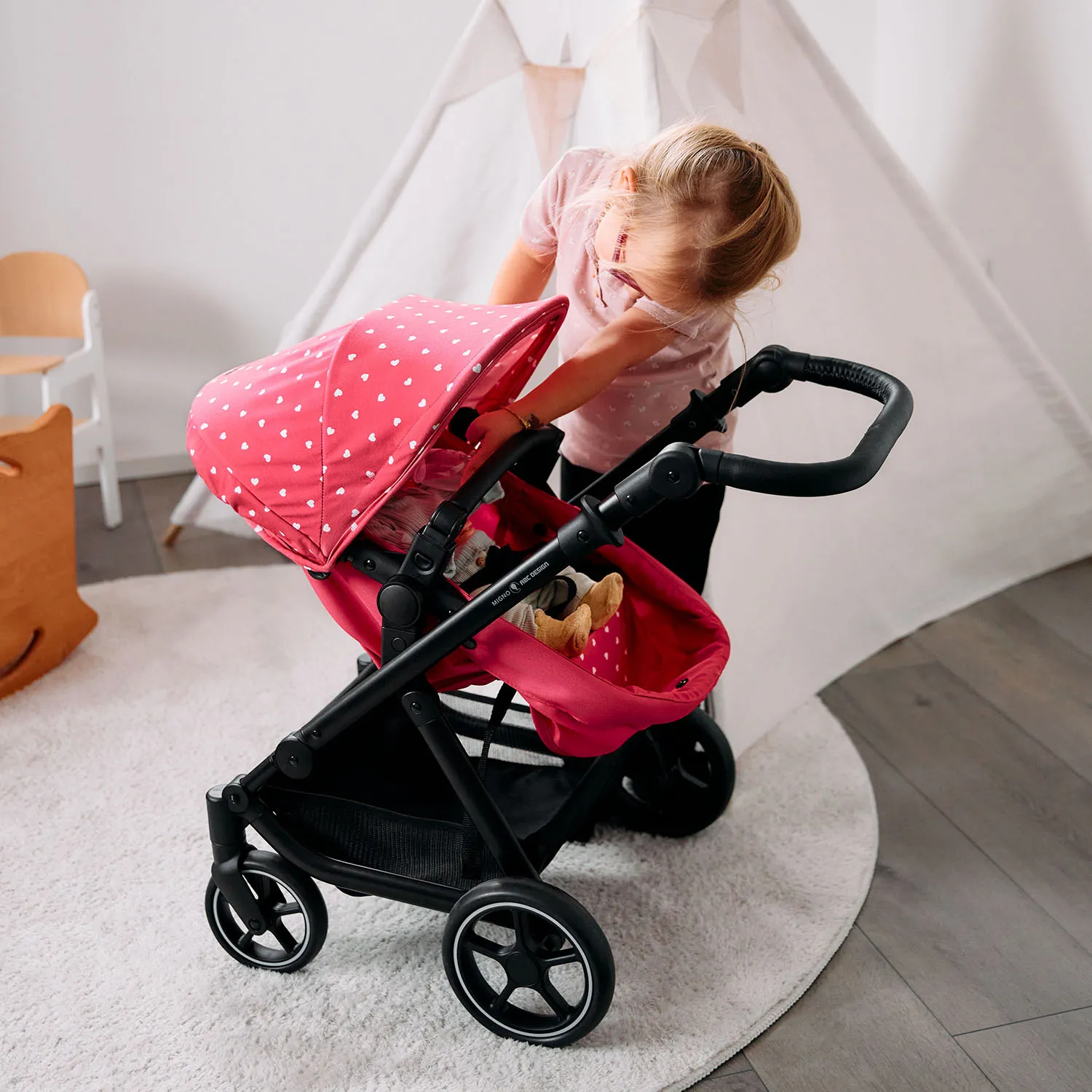 Коляска игрушечная для кукол ABC-Design Migno