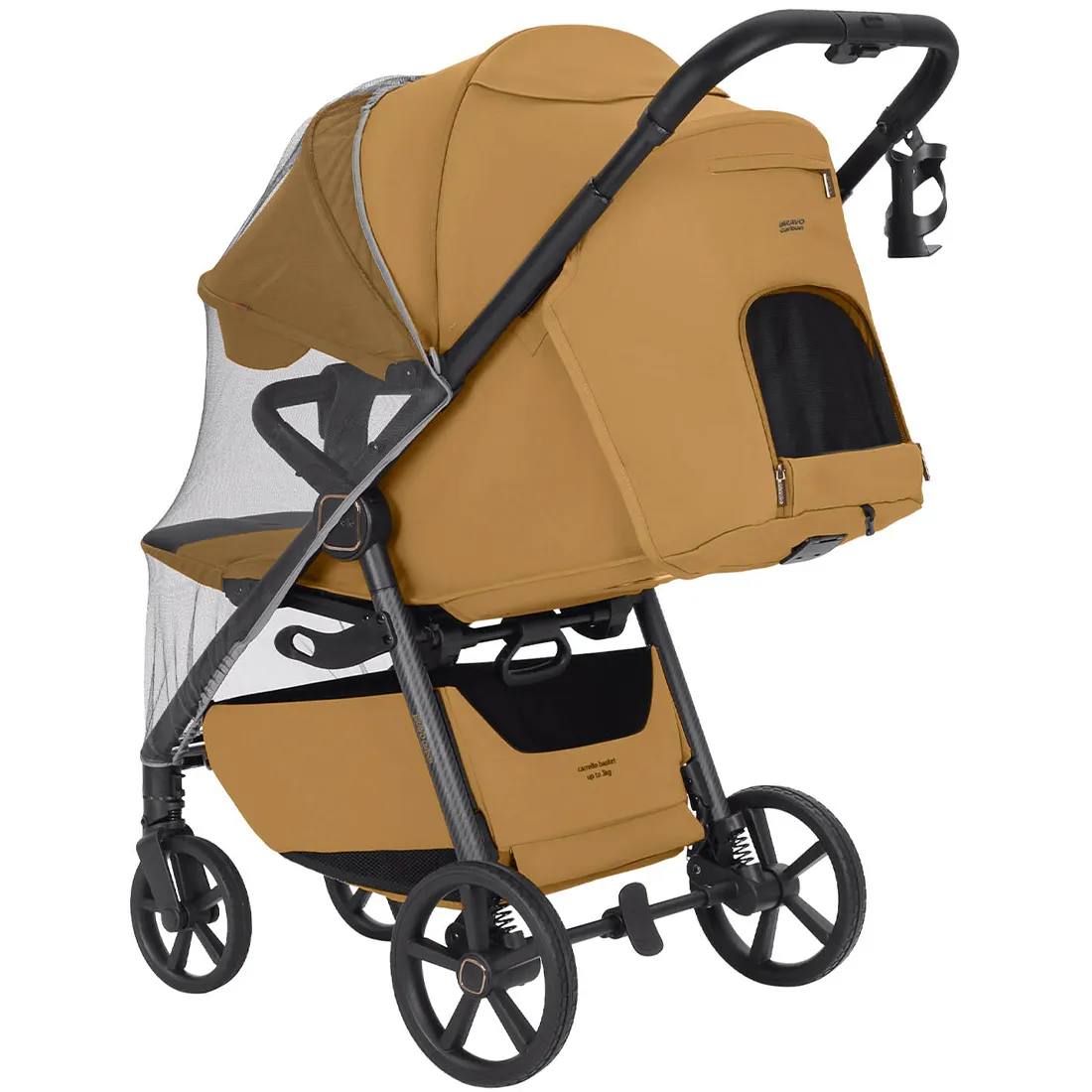 Коляска прогулочная CARRELLO Bravo carbon CRL-5530