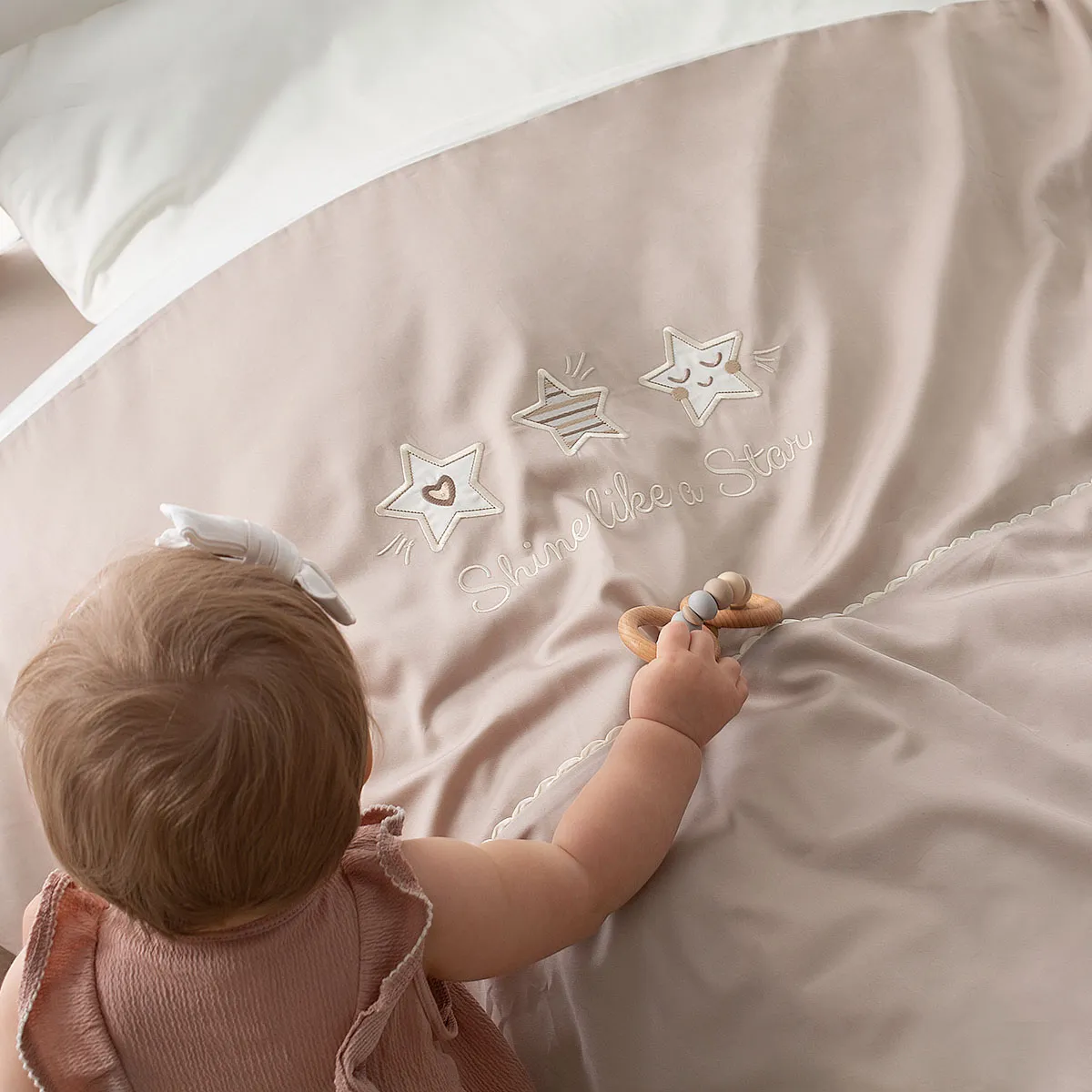 Постельное белье Perina Little Star Песочный 160х80 см 3 предмета