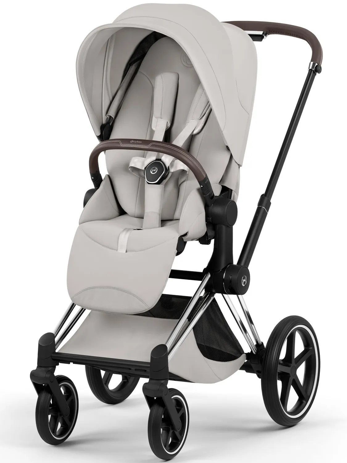 Коляска 2 в 1 Cybex Priam 5 Style шасси Chrome Brown
