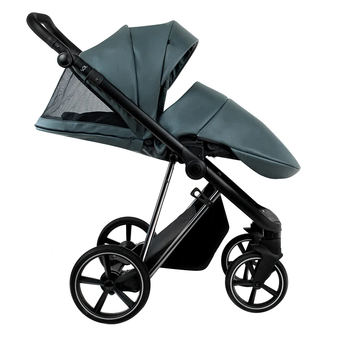 Коляска 2 в 1 ROAN Sol Vintage экокожа