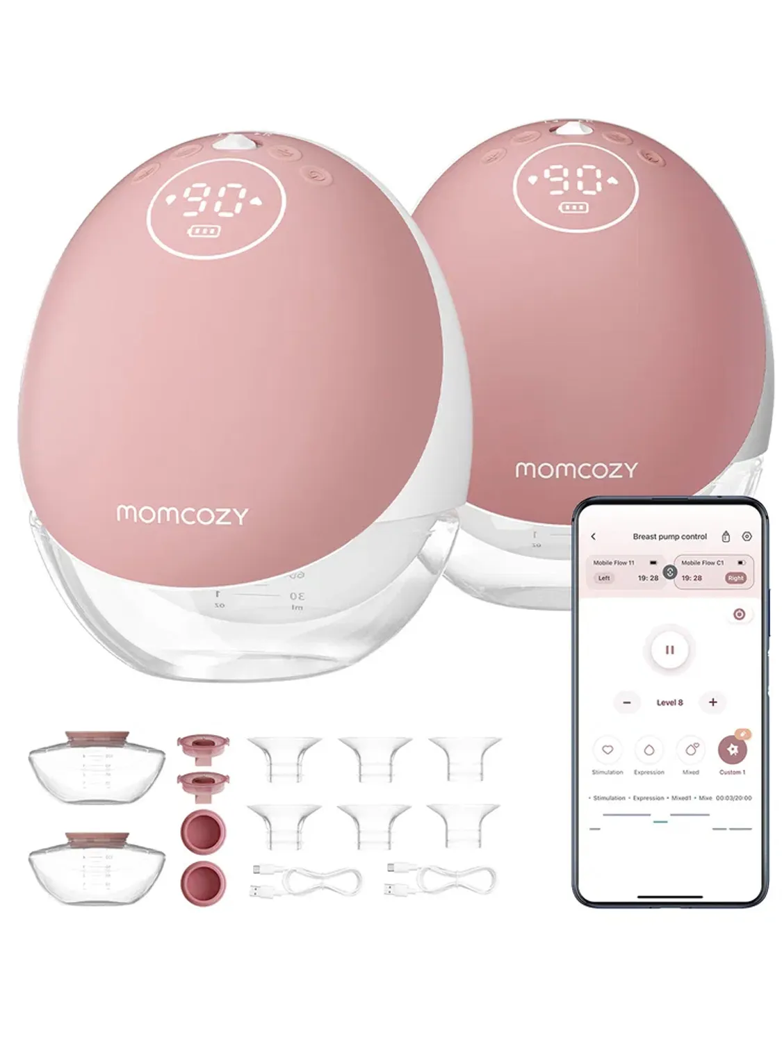 Молокоотсос Momcozy беспроводной портативный электрический BP223