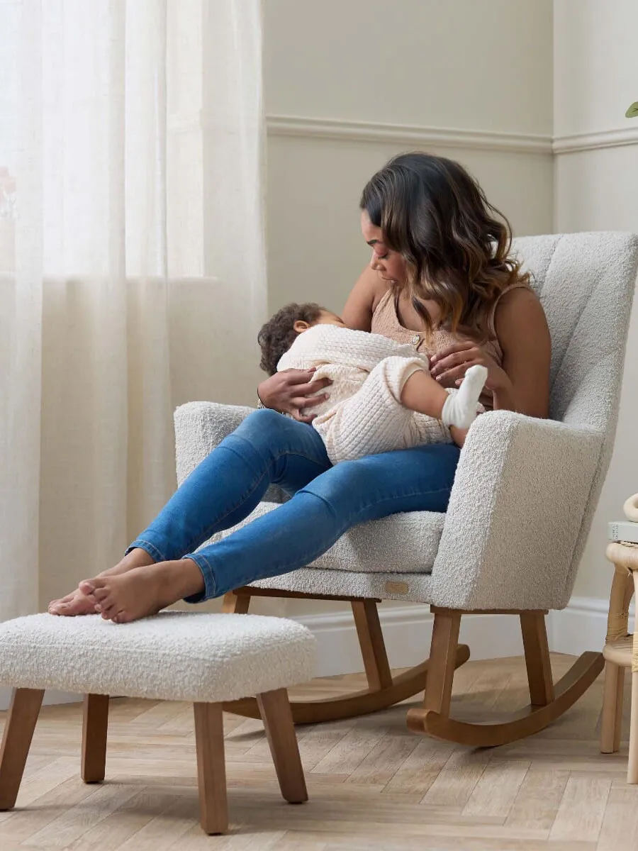 Кресло-качалка Tutti Bambini Jonah Luxe с пуфом для ног Mushroom 211988/MUS Витрина