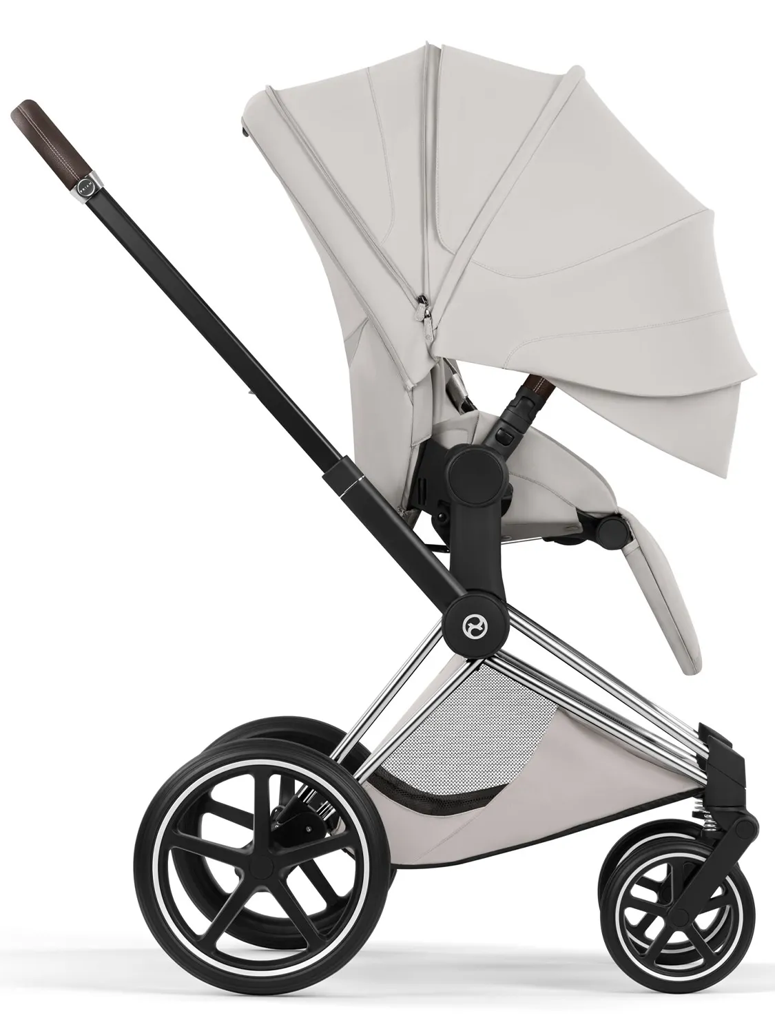 Коляска 2 в 1 Cybex Priam 5 Style шасси Chrome Brown