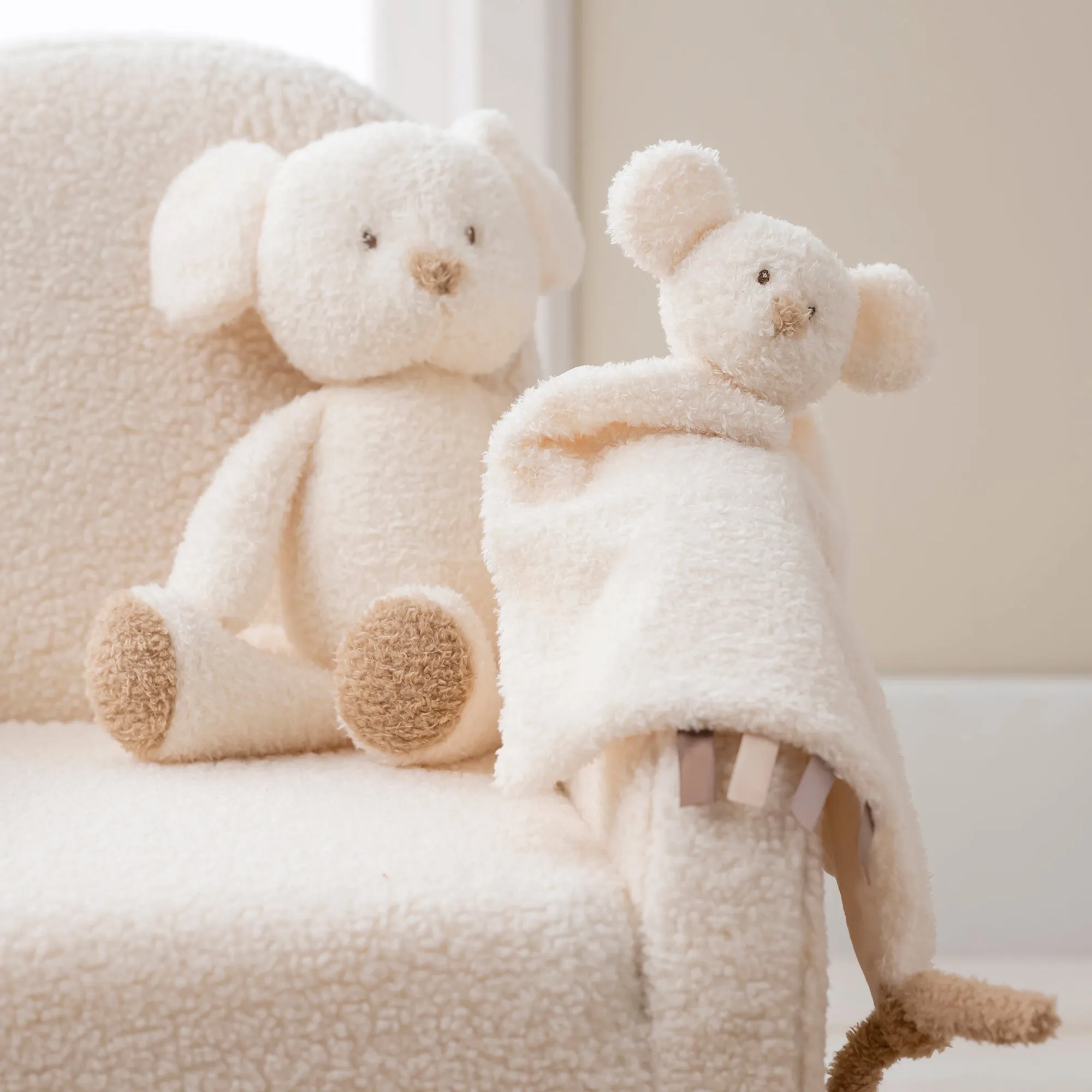 Игрушка мягкая Nattou Soft toy TEDDY Мышка 856027