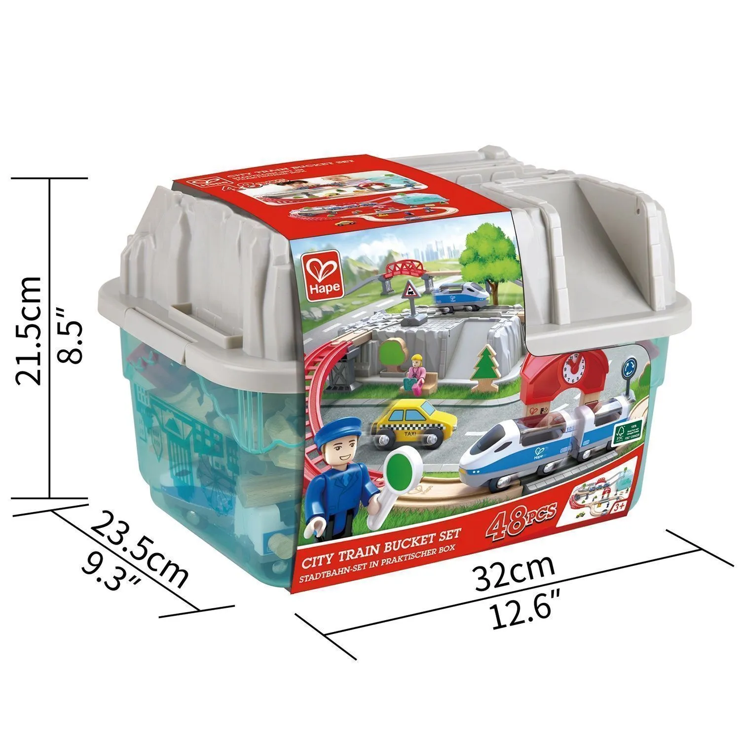 Игровой набор Ж/Д Hape «Городской поезд» E3771_HP