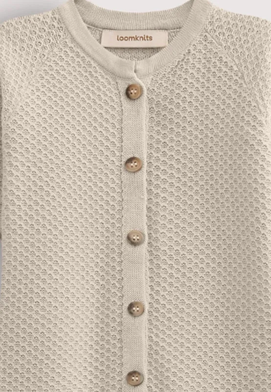 Комбинезон детский LoomKnits Топленое молоко хлопок