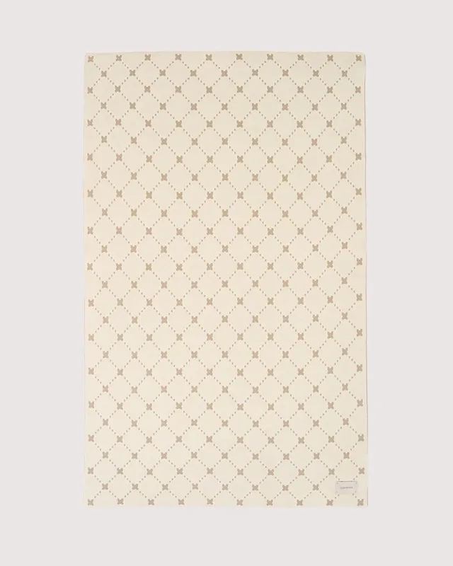 Плед детский LoomKnits Бежевый Ромб 80х120 см LW24-3115-002-80/120