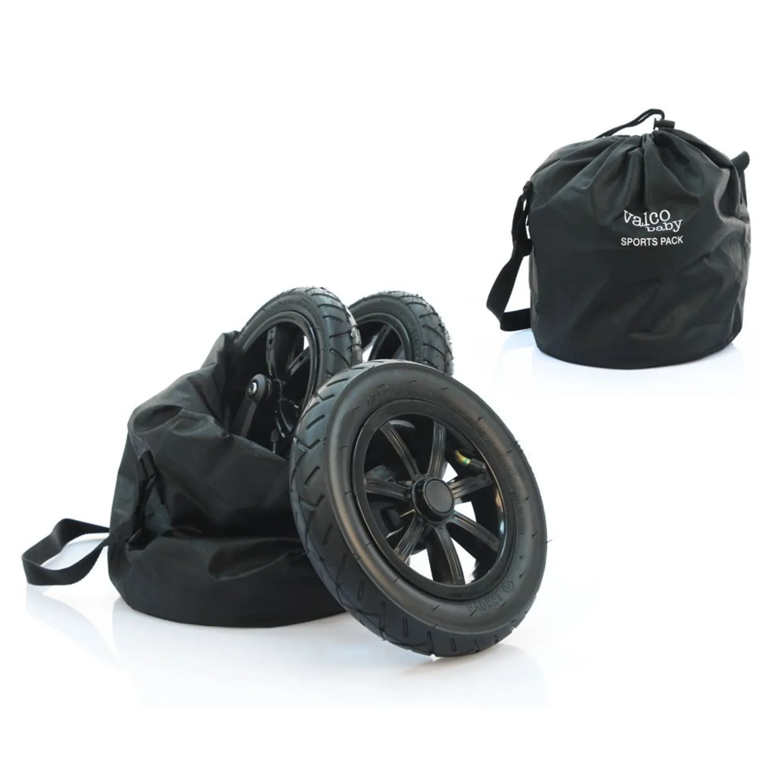 Комплект надувных колес Valco Baby Sport Pack для Snap 4, Snap 4 Ultra, Snap Duo / Black