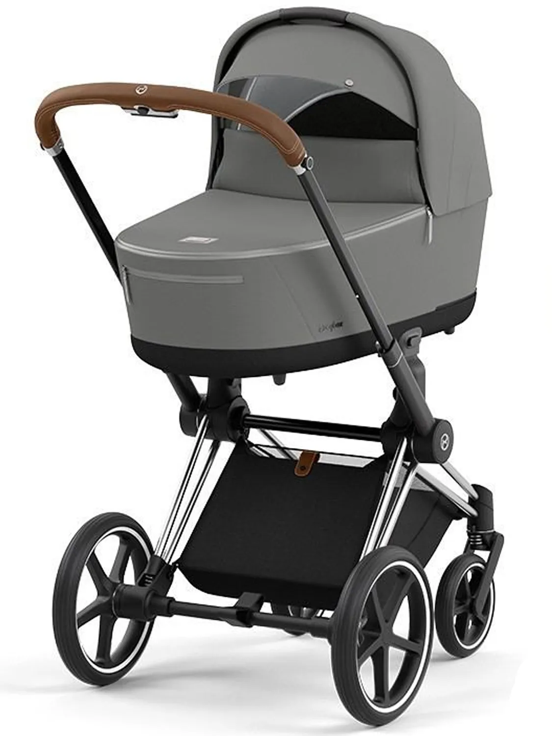 Коляска-люлька Cybex Priam IV шасси Chrome Brown