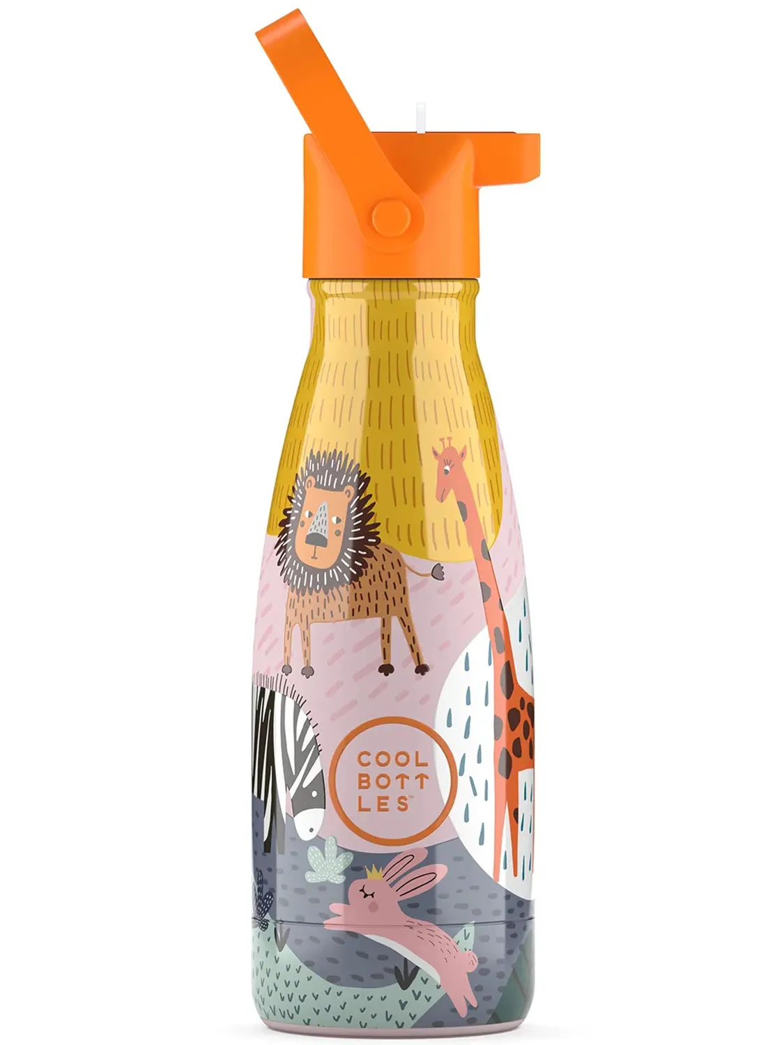 Термос–термобутылка Cool Bottles Kids серия Animals Savannah Kingdom 260мл