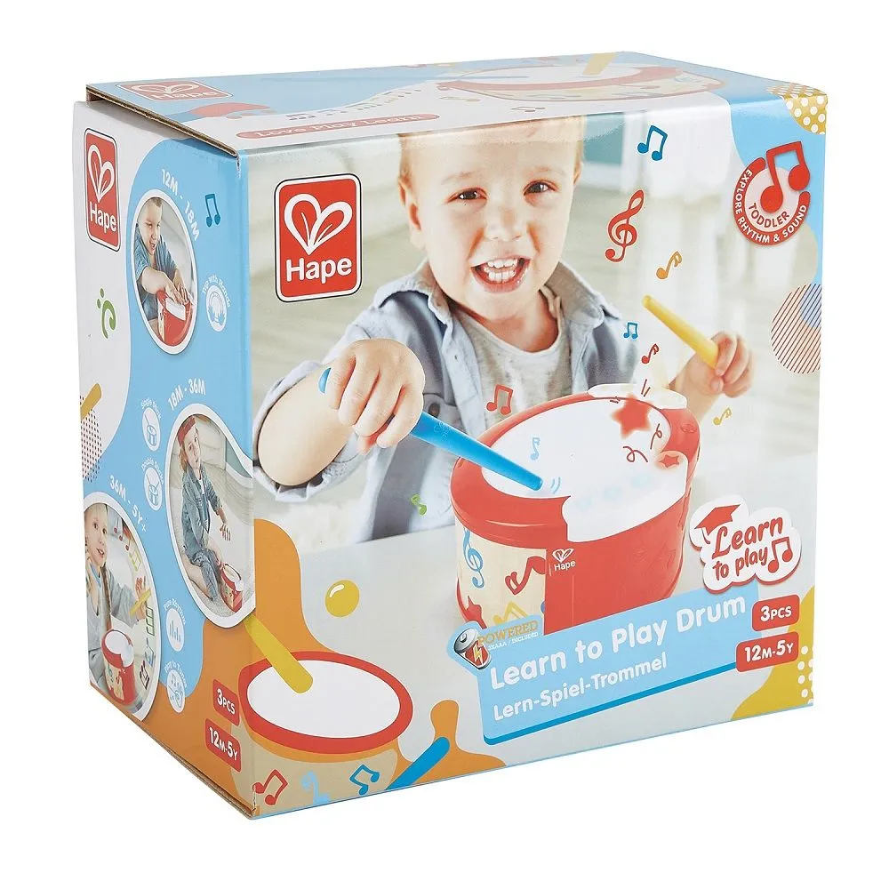 Детский барабан Hape игрушечный E0620_HP