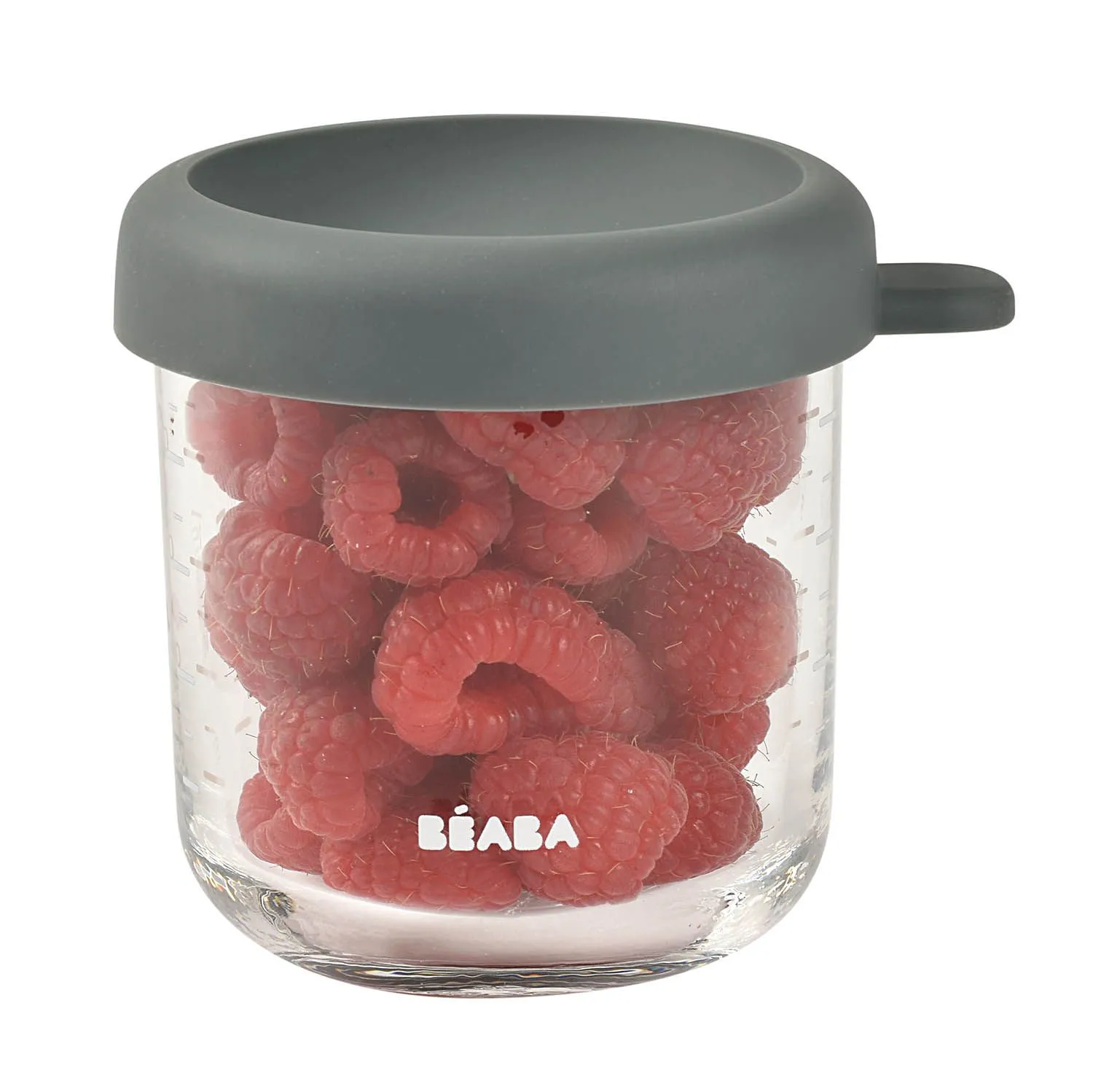 Контейнер Beaba стеклянный с крышкой, 250 мл, для хранения продуктов/PORTIONVERRE