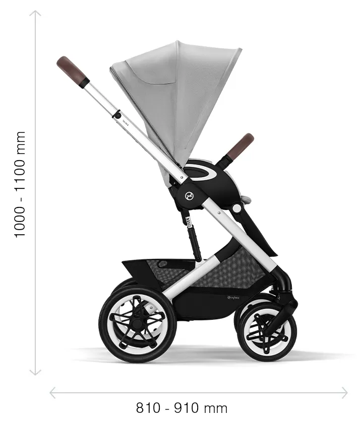 Коляска прогулочная Cybex Talos S Lux с дождевиком
