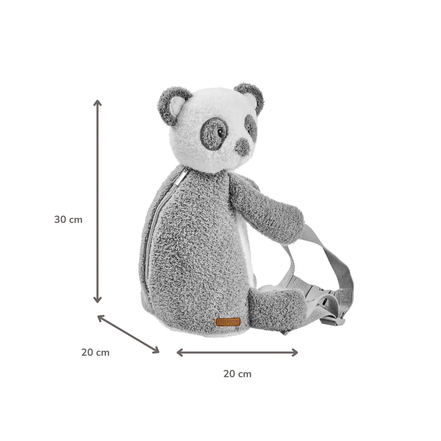 Рюкзак детский Nattou TEDDY Panda Панда 856492