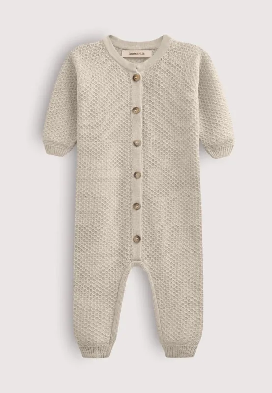 Комбинезон детский LoomKnits Топленое молоко хлопок