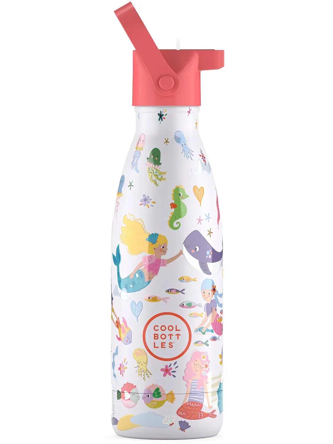 Термос–термобутылка Cool Bottles Kids серия Playland Sweet Mermaids 350 мл