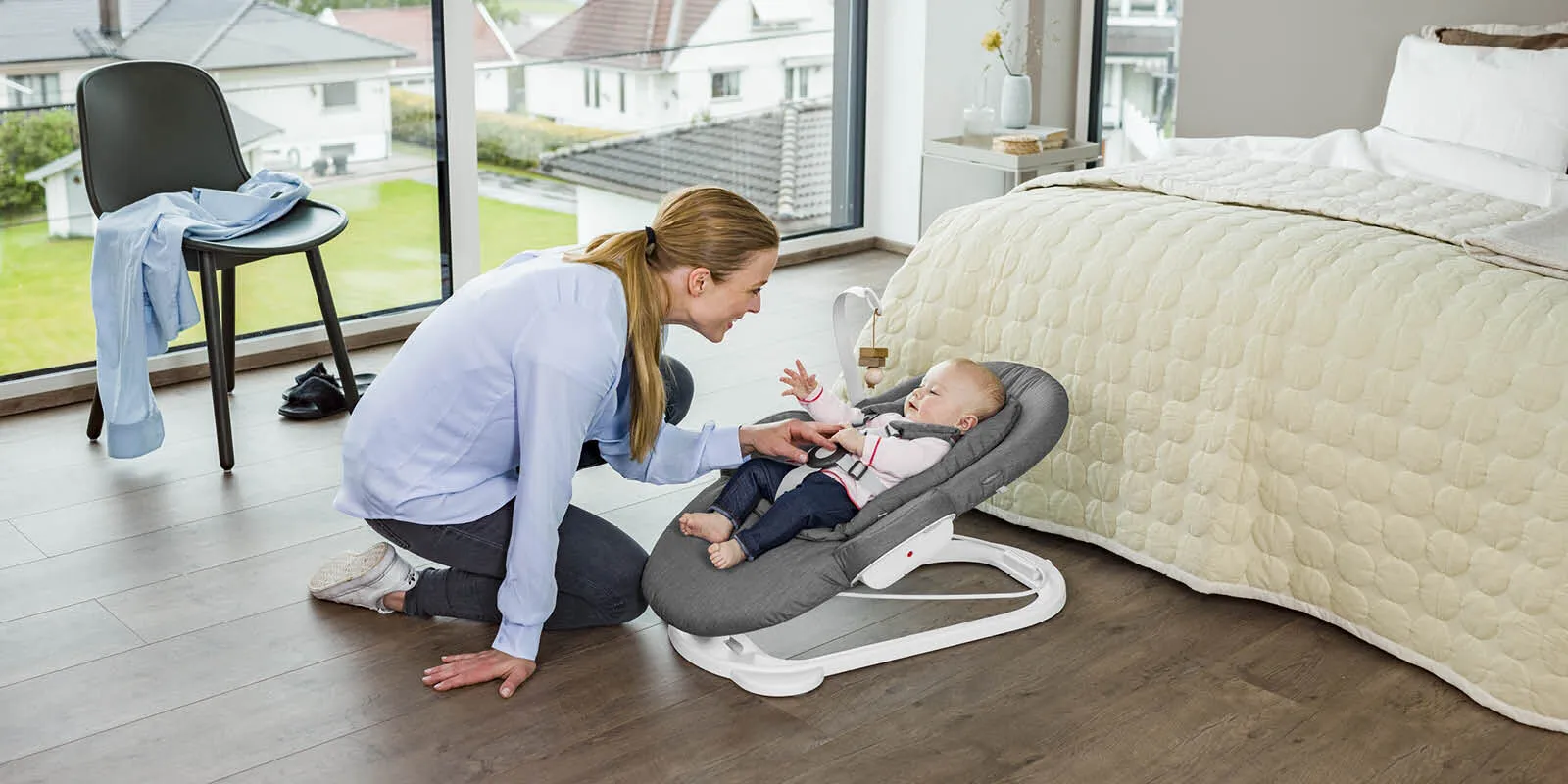 Шезлонг Stokke STEPS BOUNCER Soft Sage