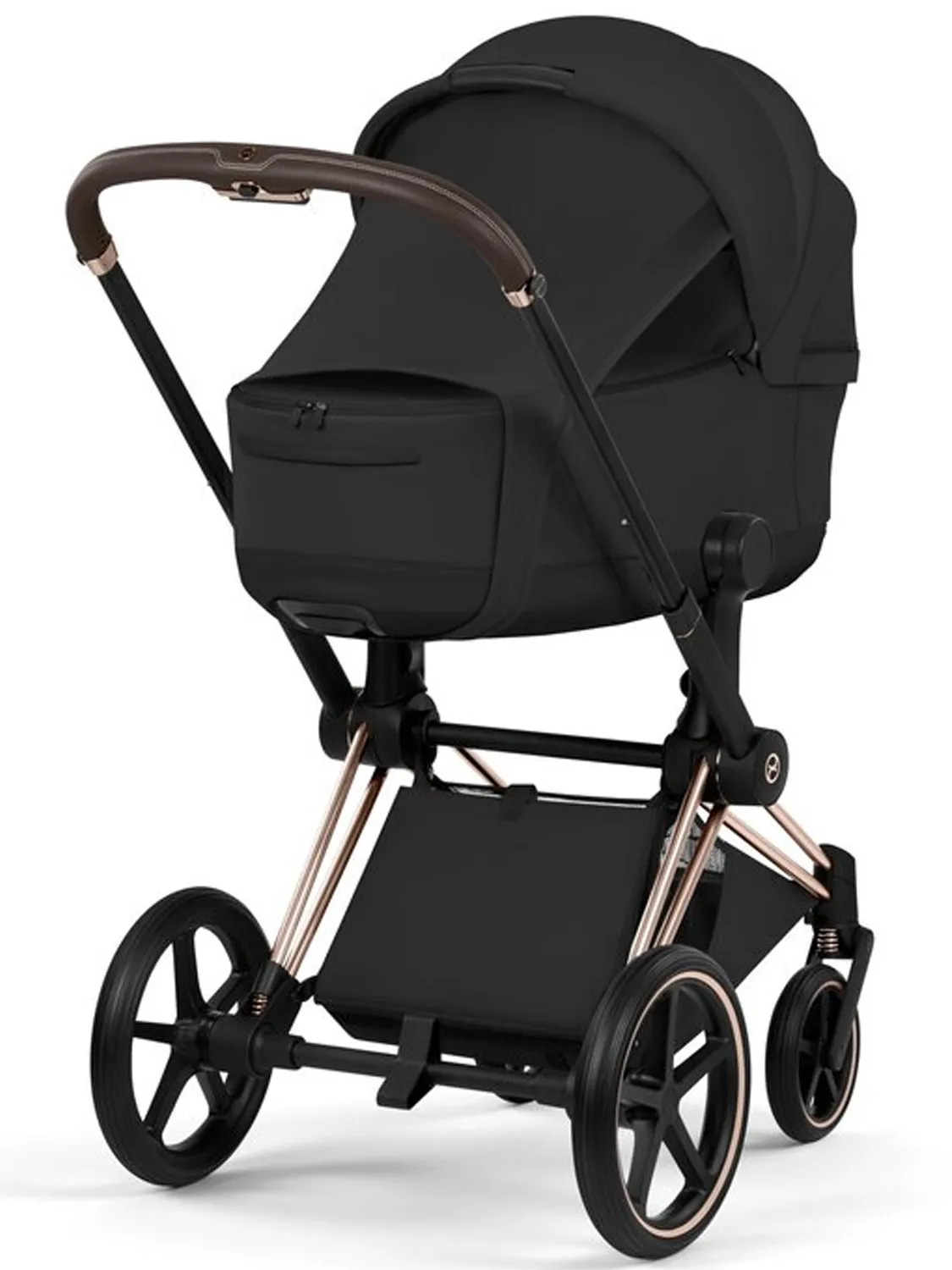 Коляска 2 в 1 Cybex Priam 5 Style шасси Rosegold