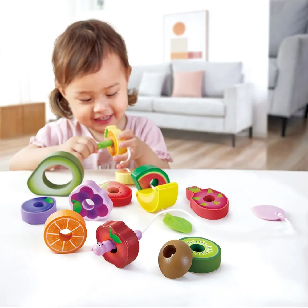 Шнуровка Hape «Веселые гусеницы» E1072_HP
