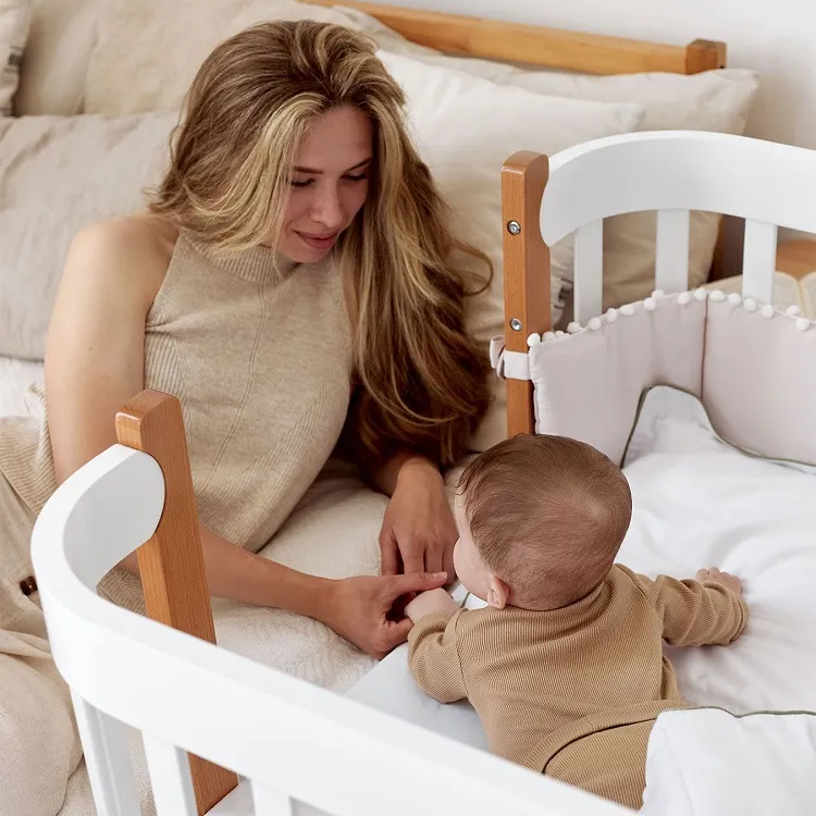 Кроватка-трансформер приставная Happy Baby Mommy Lux
