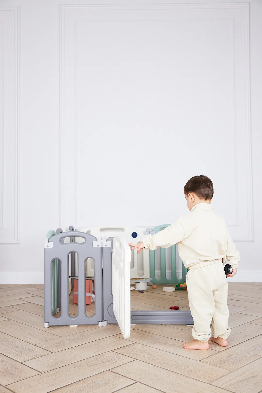 Манеж UNIX Kids Simple 151x151 Color PPSI12GGW