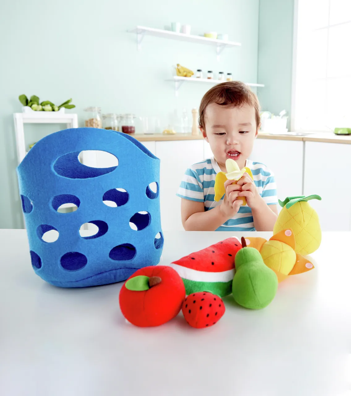 Набор игровой детский HAPE Корзина с фруктами E3169_HP
