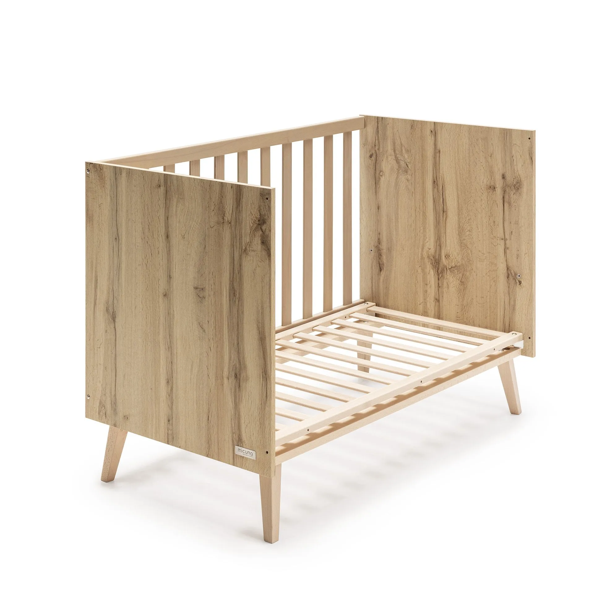 Детская приставная кроватка 120х60 см Micuna Martha Oak