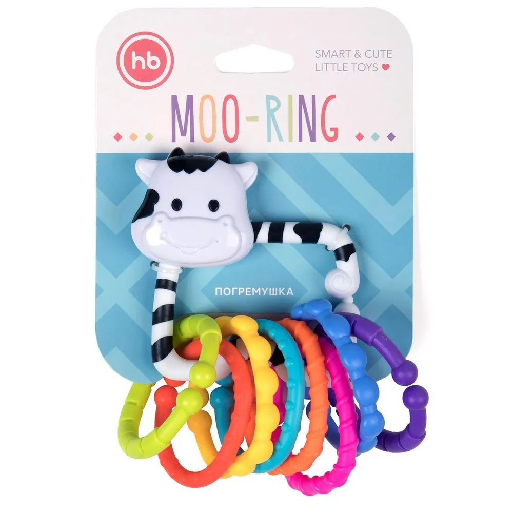 Погремушка Happy Baby MOO-RING 330086