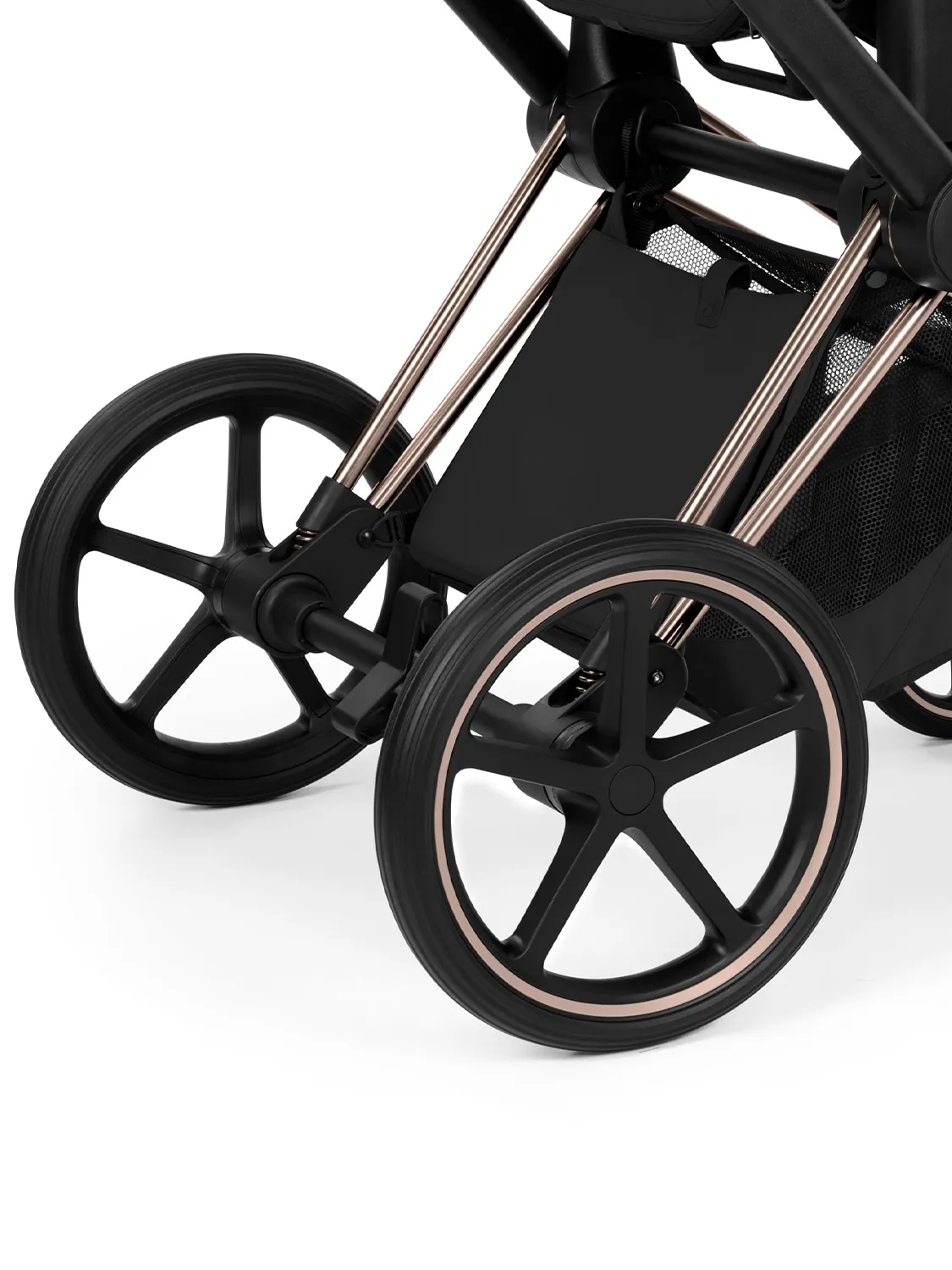 Коляска 2 в 1 Cybex Priam 5 Style шасси Rosegold