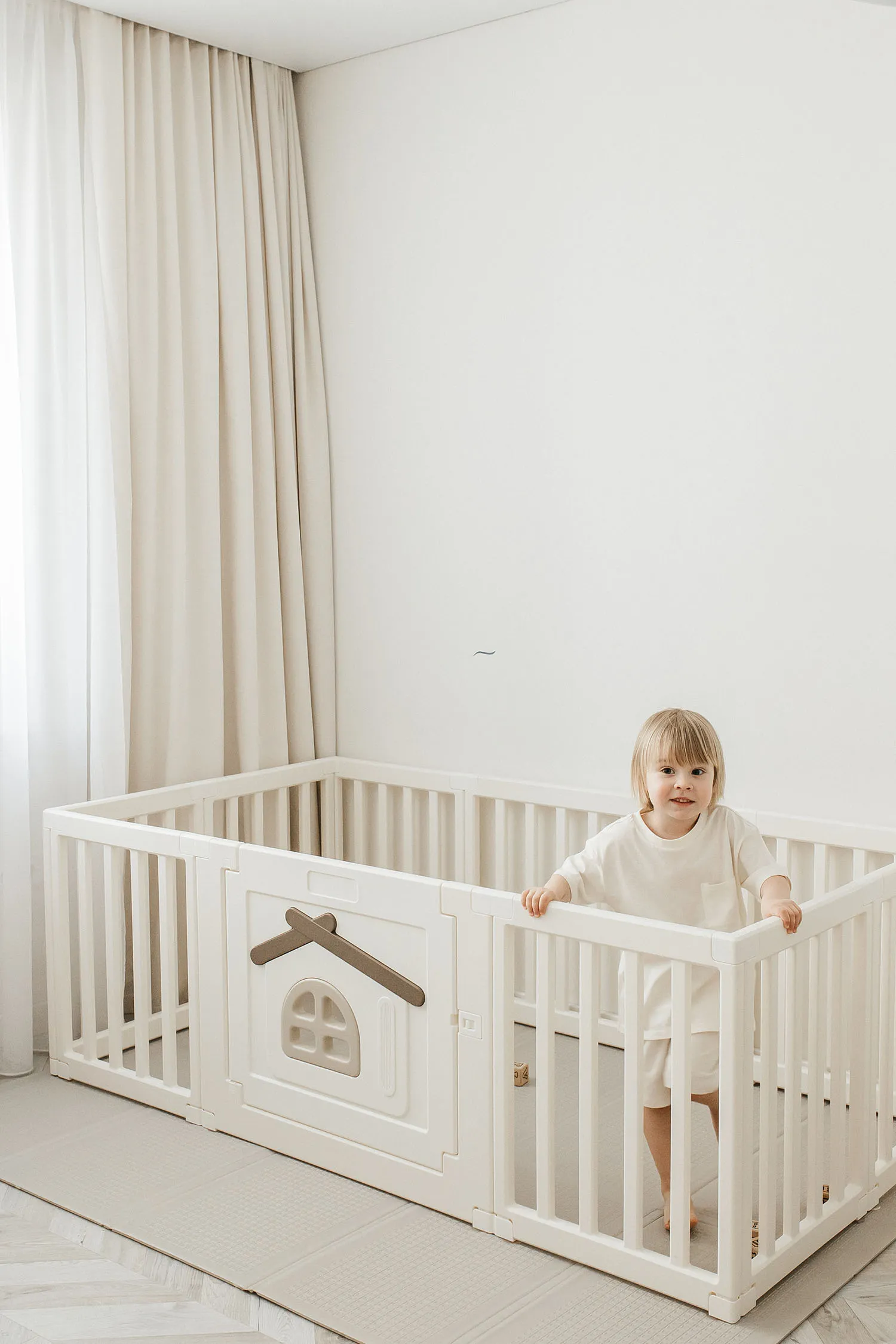 Манеж большой детский игровой UNIX Kids Classic Tree House 150x180