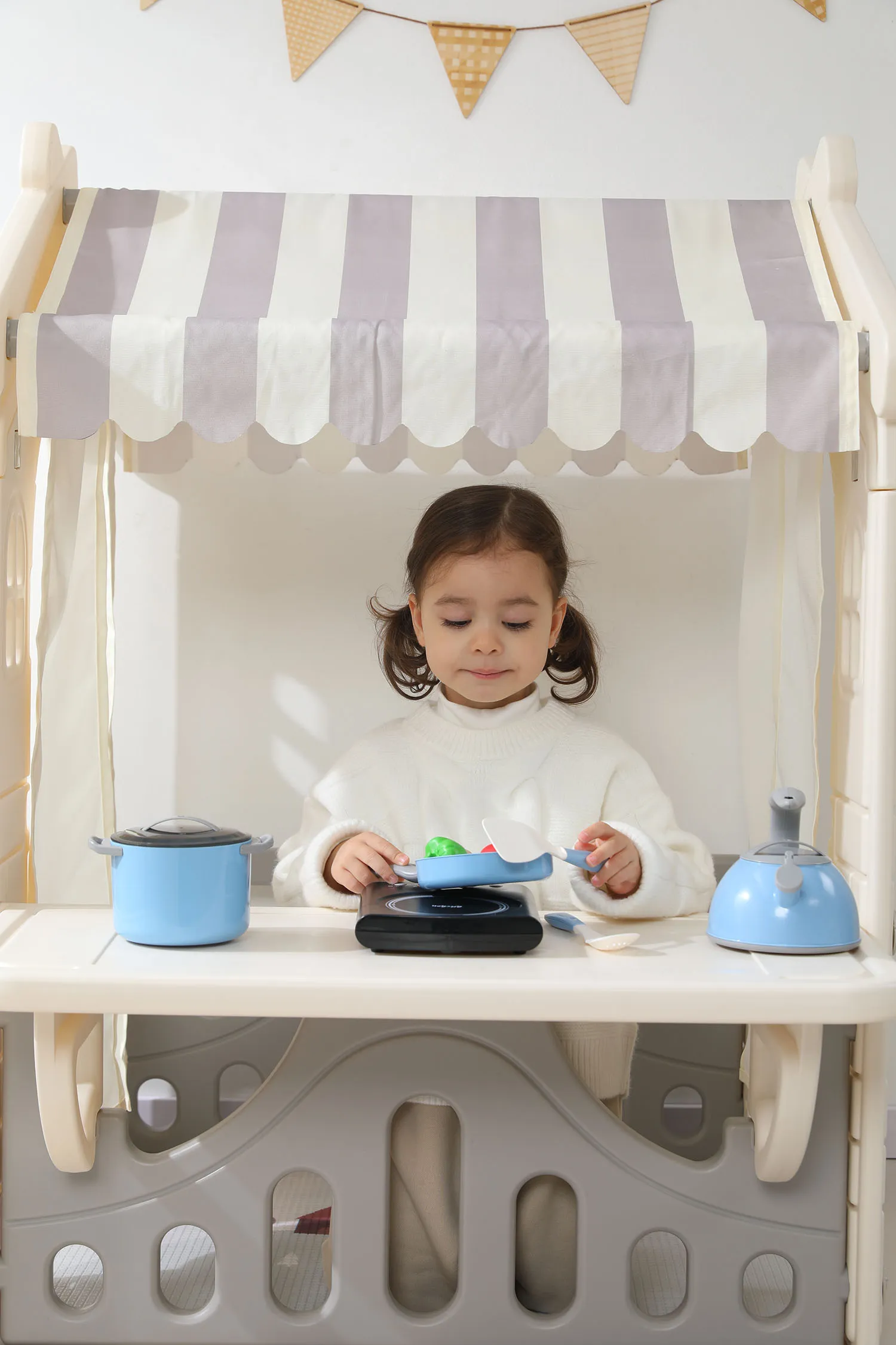 Домик-кафе UNIX Kids Table Grey PHSTBGY