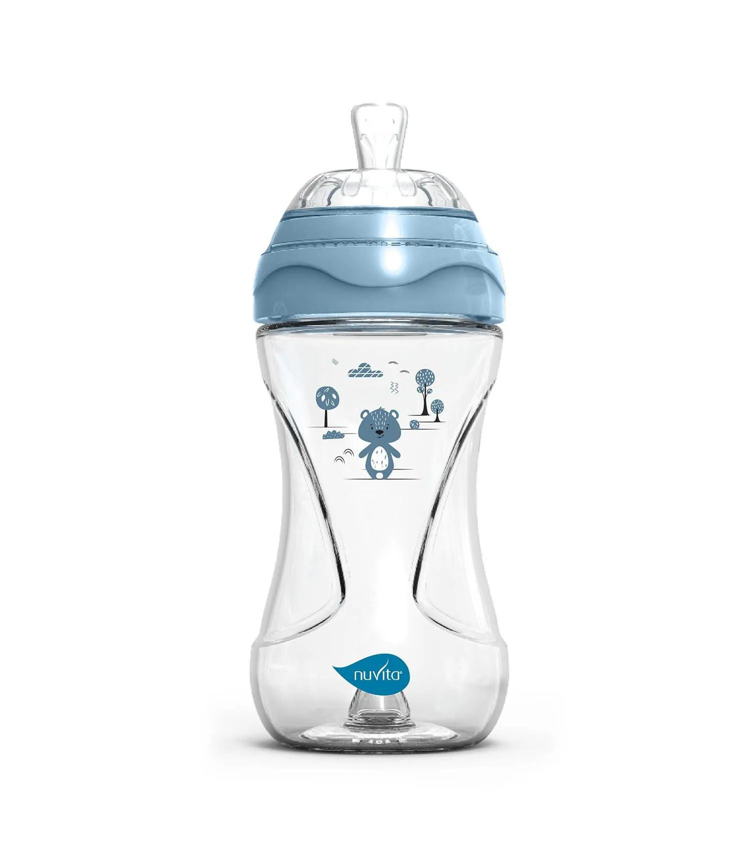 Бутылочка антиколиковая Nuvita Materno Feel 250 мл, пластик