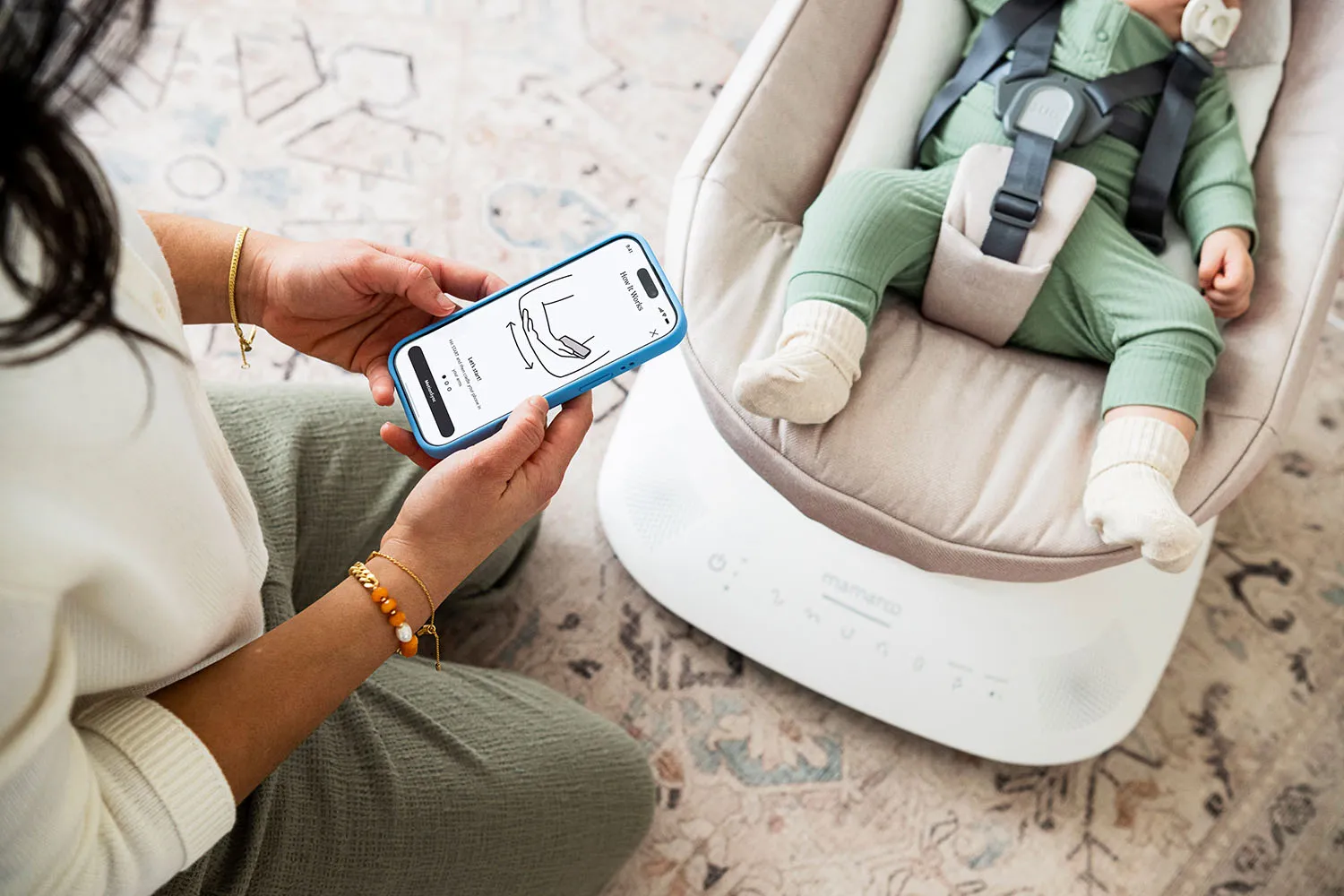 Кресло-качалка UPPAbaby mamaRoo