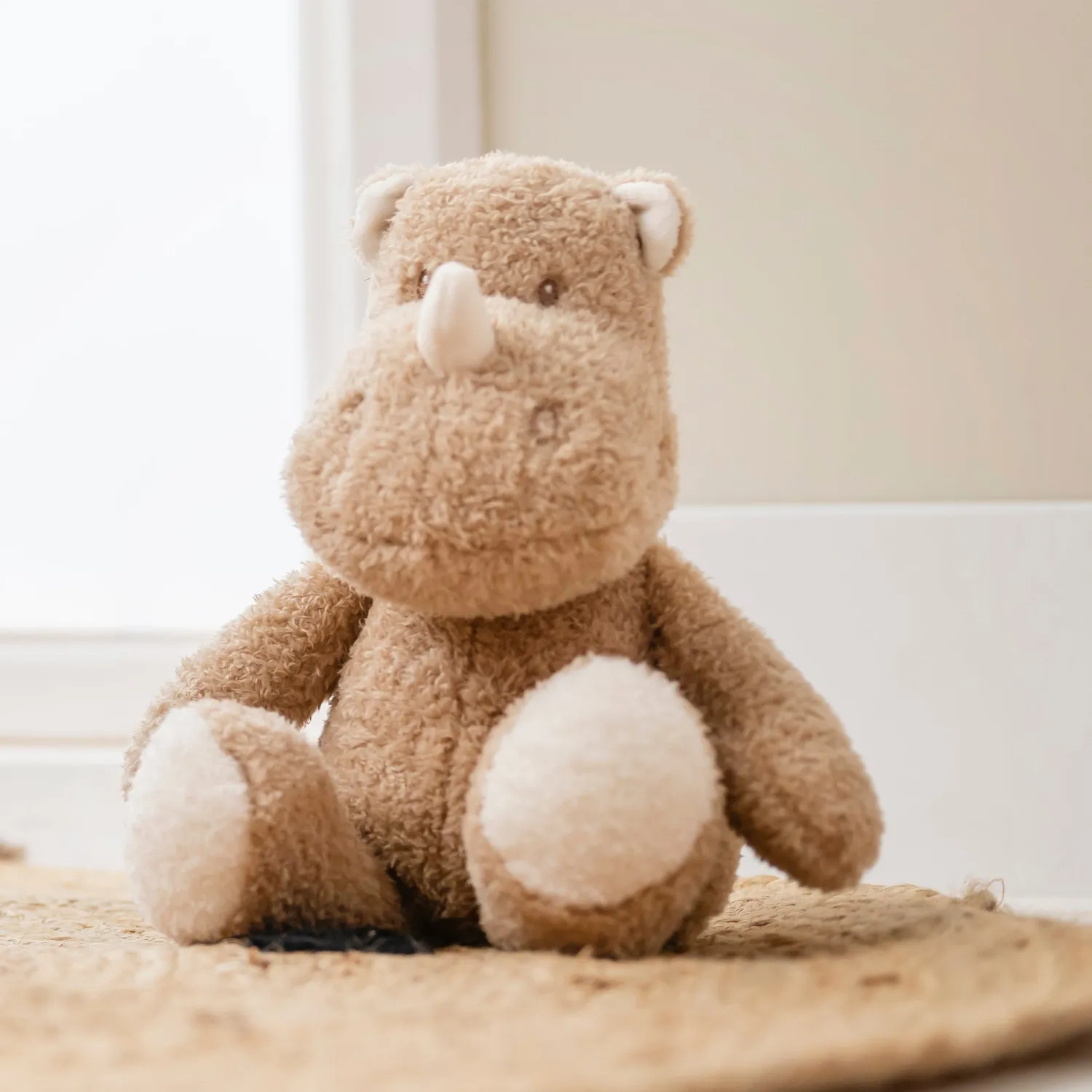 Игрушка мягкая Nattou Soft toy TEDDY Носорог 856058