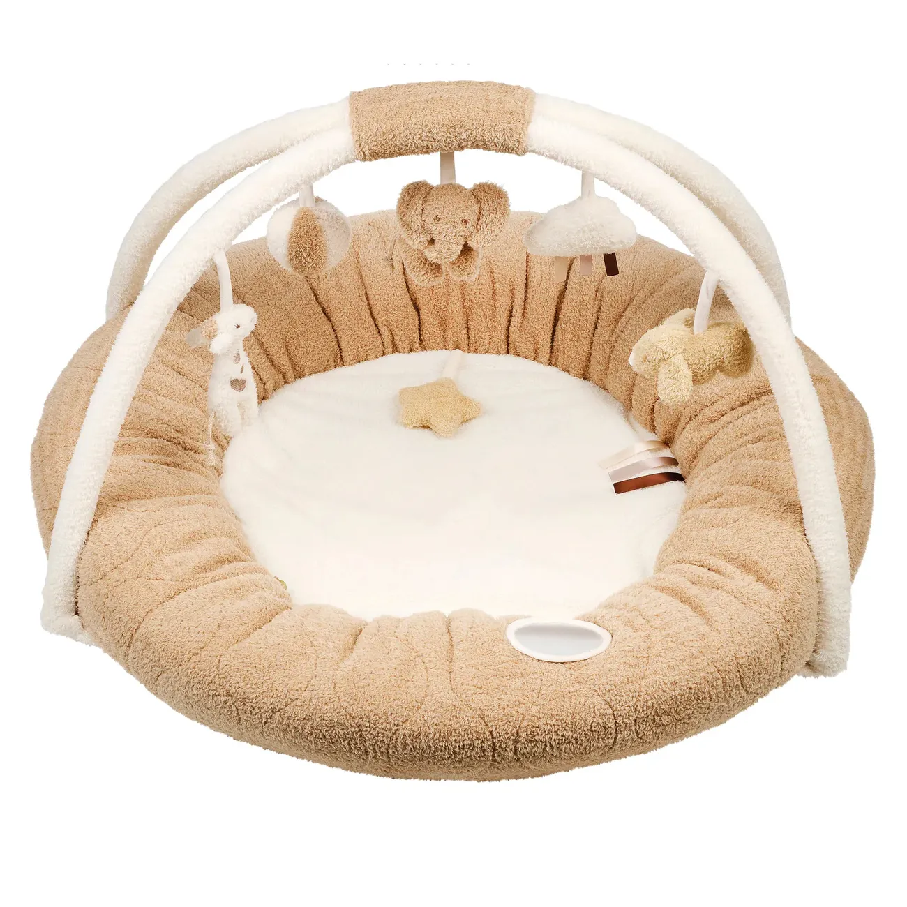 Коврик детский игровой круглый Nattou TEDDY с арками 856188