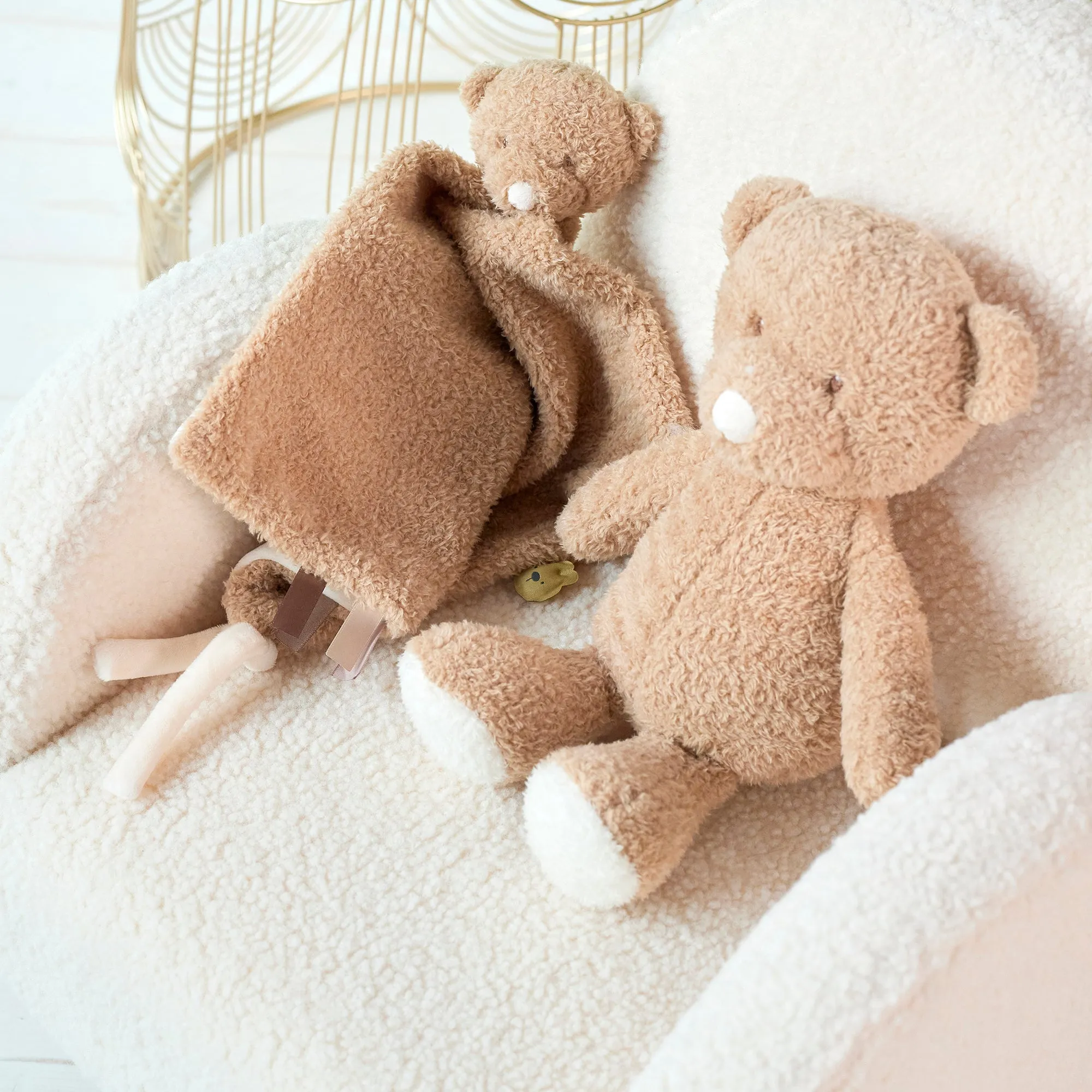 Игрушка мягкая Nattou Soft toy TEDDY Мишка 856003