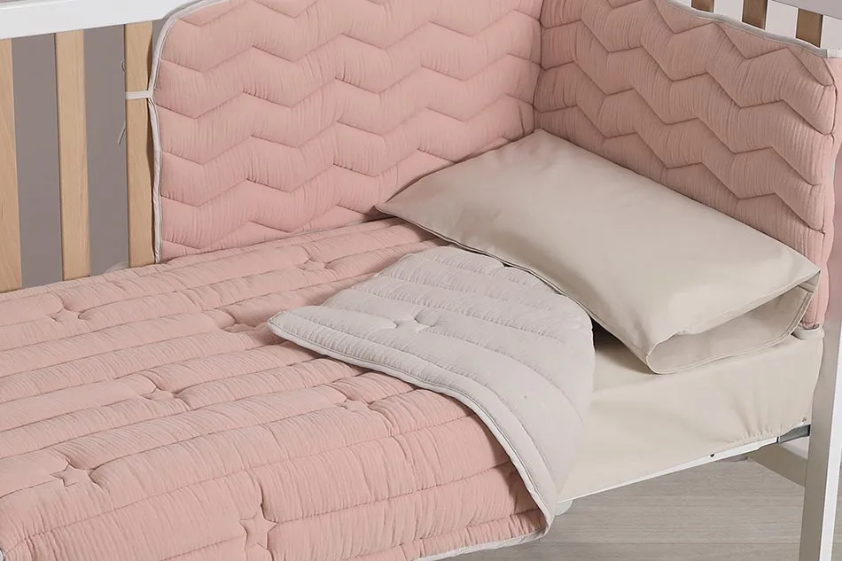 Покрывало + бортики 140х70 см Micuna Mousse TX-1732