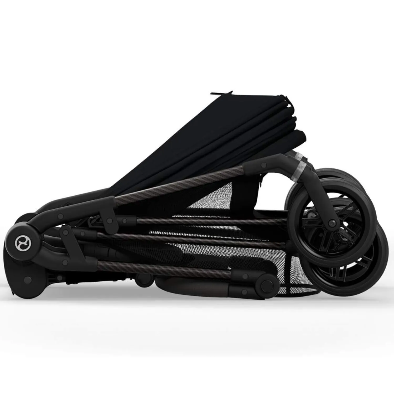 Коляска прогулочная Cybex Melio Carbon с дождевиком