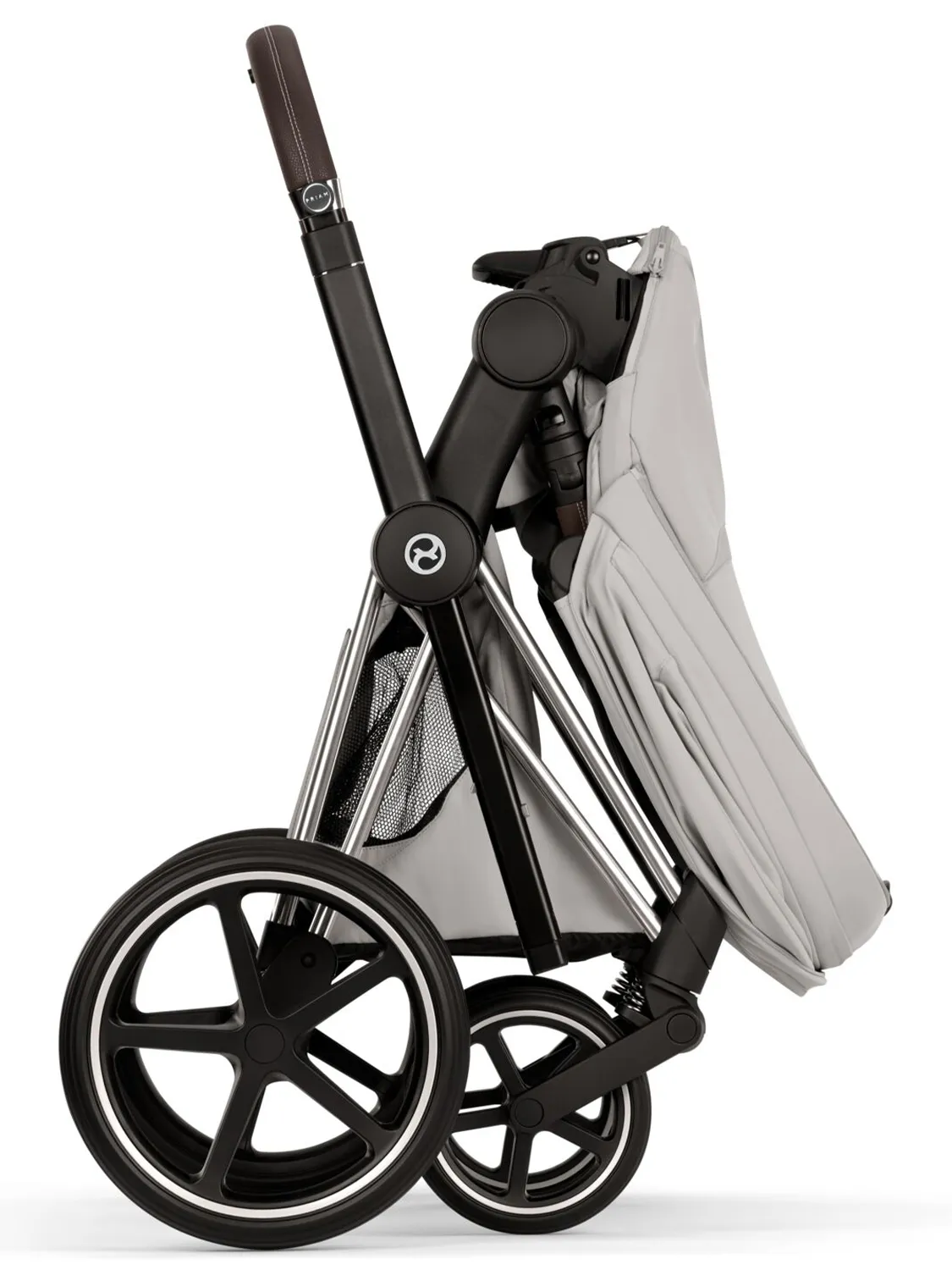 Коляска 2 в 1 Cybex Priam 5 Style шасси Chrome Brown