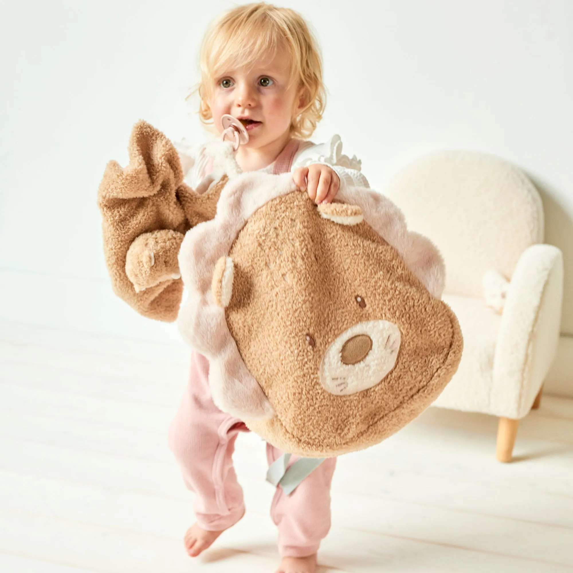 Игрушка мягкая Nattou Soft toy TEDDY Мишка 856003