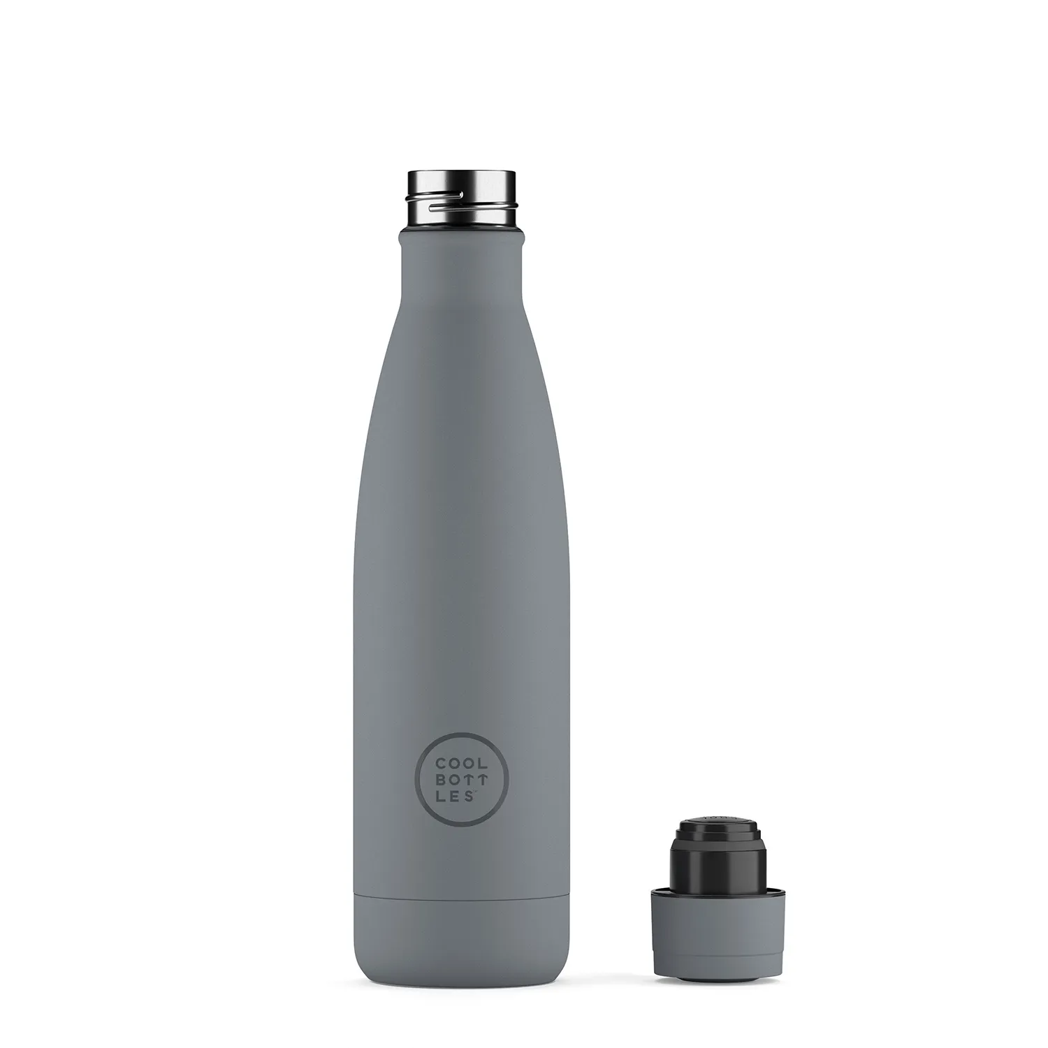 Термос-термобутылка Cool Bottles Pastel Grey 500 мл