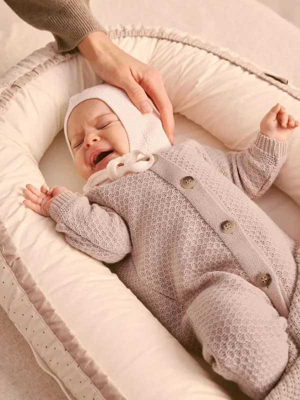 Чепчик детский LoomKnits Кремовый