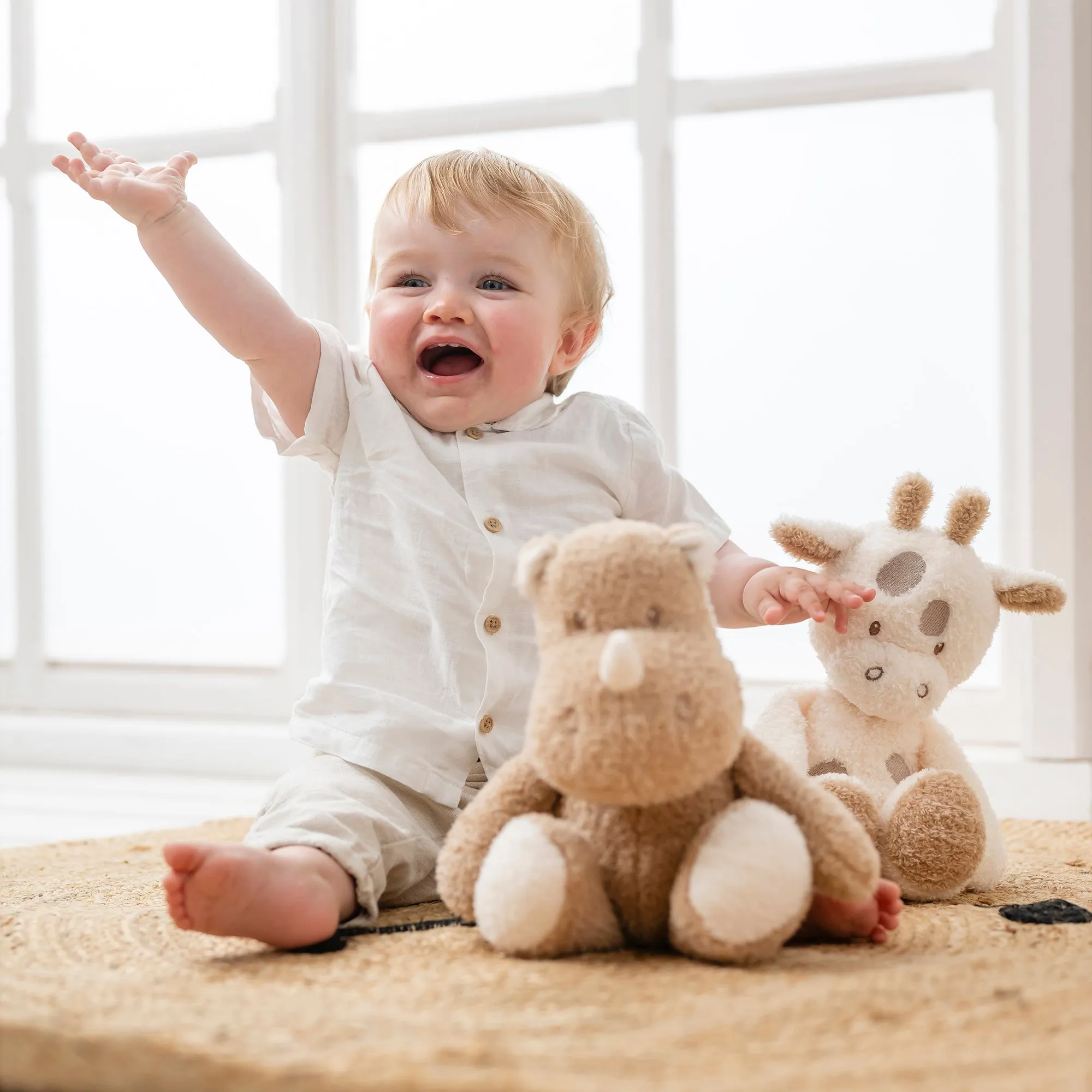 Игрушка мягкая Nattou Soft toy TEDDY Жираф 856355