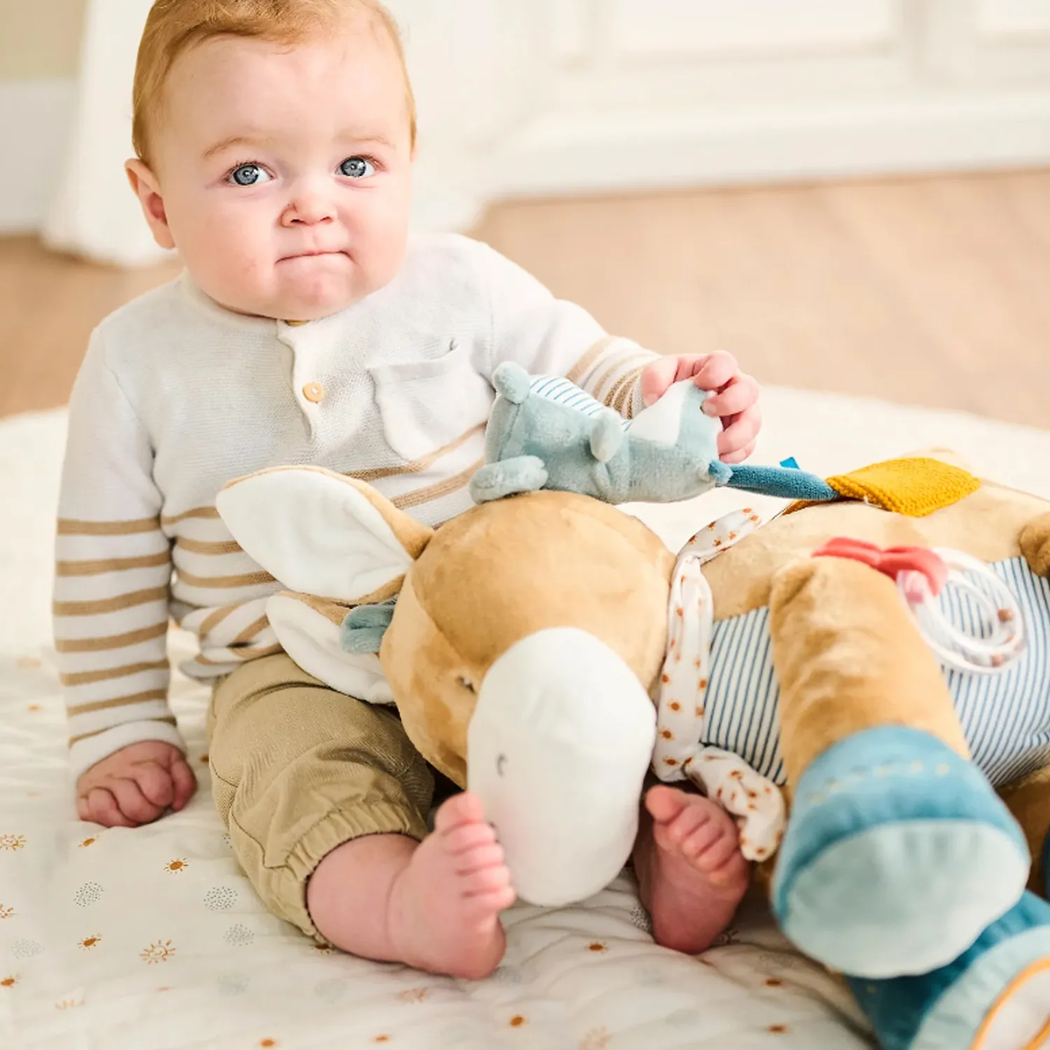 Игрушка мягкая Nattou Doudou FELIX & LEO Барсук 595100